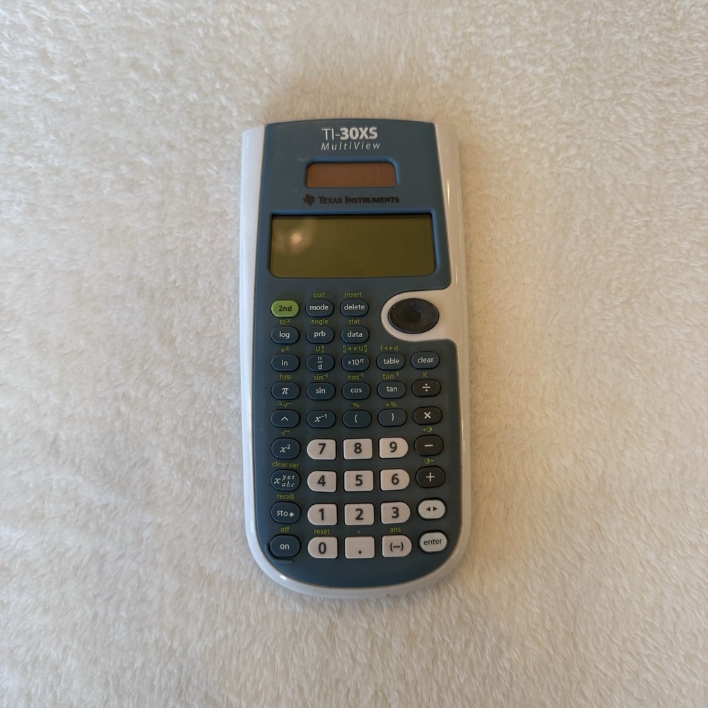 Texas Instruments TI-30XS MultiView Scientific Calculator - Blue No Cover‎ WORKS